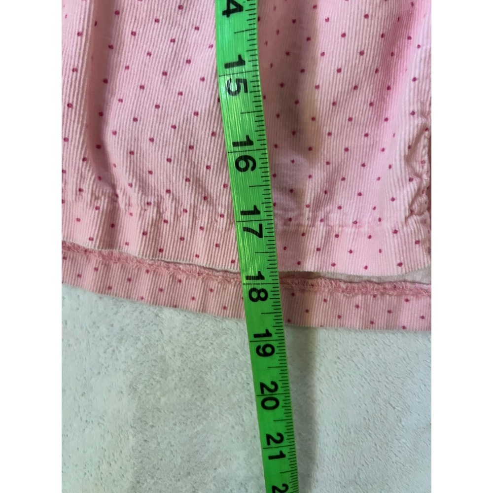 Vintage Poodle Dress Pink Polka Dot Smocked Corduroy‎ 24 Months - Picture 4 of 4
